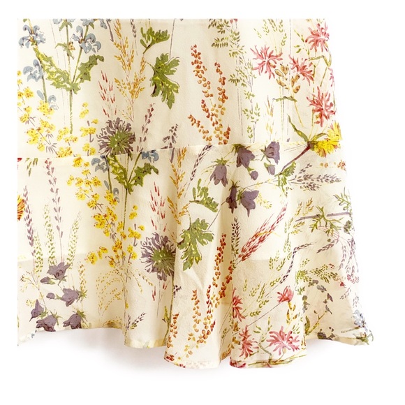 New Madewell Silk Gardengate Dress in Natural - Picture 7 of 16